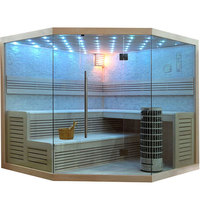 EOSPA Sauna E1101C Pappelholz 180x180 9kW Cilindro