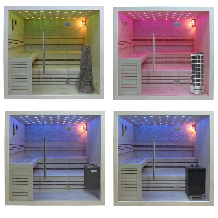 EOSPA Sauna E1102A Pappelholz 220x200 9kW Cilindro EOSPA Sauna E1102A Pappelholz 220x200 9kW Cilindro