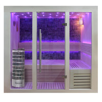EOSPA Sauna E1216A Pappelholz 200x120 6.8kW Cilindro