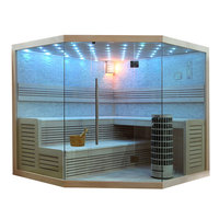 EOSPA Sauna E1101 XL Pappelholz 250x250 9kW Cilindro