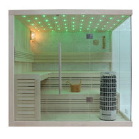 EOSPA Sauna E1105B Pappelholz 200x180 9kW Cilindro
