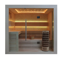 EOSPA Sauna E1247B Pappelholz 200x180 9kW Cilindro