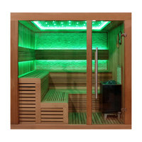 EOSPA Sauna E1243B rote Zeder 200x180 9kW EOS Cubo