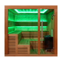EOSPA Sauna E1243C rote Zeder 180x160 9kW EOS Cubo