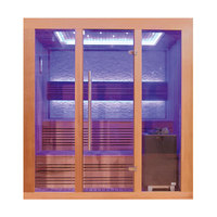EOSPA Sauna E1244A rote Zeder 200x160 9kW EOS Cubo