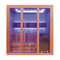 EOSPA Sauna E1244C rote Zeder 160x150 9kW EOS Cubo