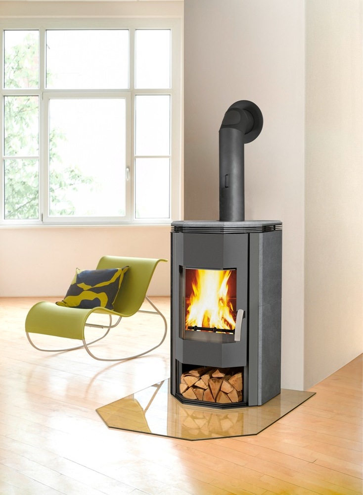 Kaminofen Holzofen Kamin Thor View Bauart A1 Kamin 3 Sichtscheiben Ofen 8 Kw Eek A