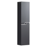 EAGO Badmöbel Schrank BA1550B dunkelgrau/36x155