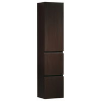 EAGO Badmöbel Schrank BU1550B wenge/36x155/links