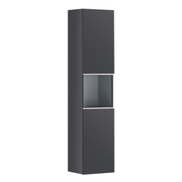 EAGO Badmöbel Schrank ME1550B dunkelgrau/36x155