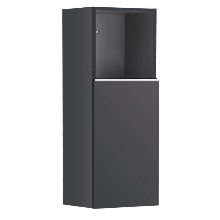 EAGO Badmöbel Schrank ME900B dunkelgrau/36x90/rechts EAGO Badmöbel Schrank ME900B dunkelgrau/36x90/rechts