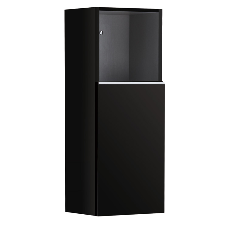 EAGO Badmöbel Schrank ME900B schwarz/36x90/rechts EAGO Badmöbel Schrank ME900B schwarz/36x90/rechts