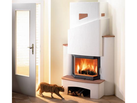 Kaminofen Haas+Sohn LYON-II cotto Kaminbausatz 8 kW Kaminofen Haas+Sohn LYON-II cotto Kaminbausatz 8 kW
