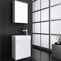 Deluxe Badmöbel-Set WHABAD/SET-LAN weiß