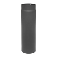Rauchrohr 130mm x 500mm 2mm gussgrau