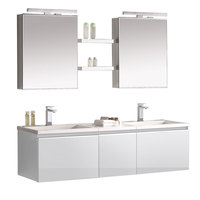 Badmöbel Milano ME-1600+ weiß/160x45