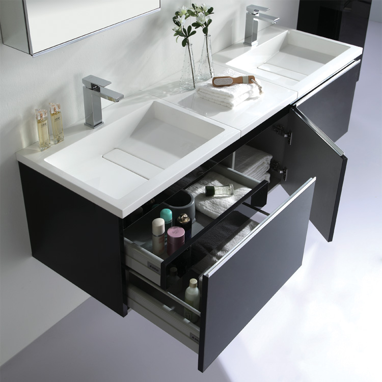 Badmöbel Milano ME-1400 weiß/140x45 Badmöbel Milano ME-1400 weiß/140x45