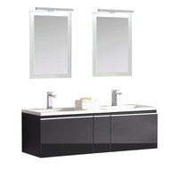 Badmöbel Milano ME-1400 dunkelgrau/140x45