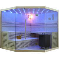 EOSPA Sauna B1101C Pappelholz 180x180 9kW EOS BiOMAX