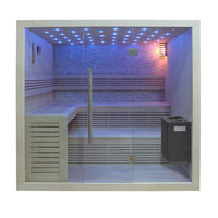 EOSPA Sauna B1102A Pappelholz 220x200 9kW EOS BiOThermat