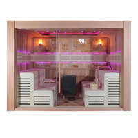 EOSPA Sauna E1400D rote Zeder 300x200 12kW EOS Cubo