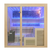 EOSPA Sauna B1213B Pappelholz 200x200 9kW EOS BiOThermat