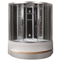 EAGO Dampfdusche DA324-1HF3 schwarz 150x150