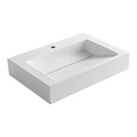 EAGO Waschbecken BB087-2 (Mineralguss) 70cm