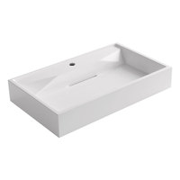 EAGO Waschbecken BB087-3 (Mineralguss) 75cm