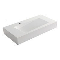 EAGO Waschbecken BB087-4 (Mineralguss) 90cm