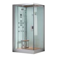 EAGO Dampfdusche DZ9591F8 weiß 120x90