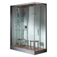 EAGO Dampfdusche DZ9611F8 weiß 150x90