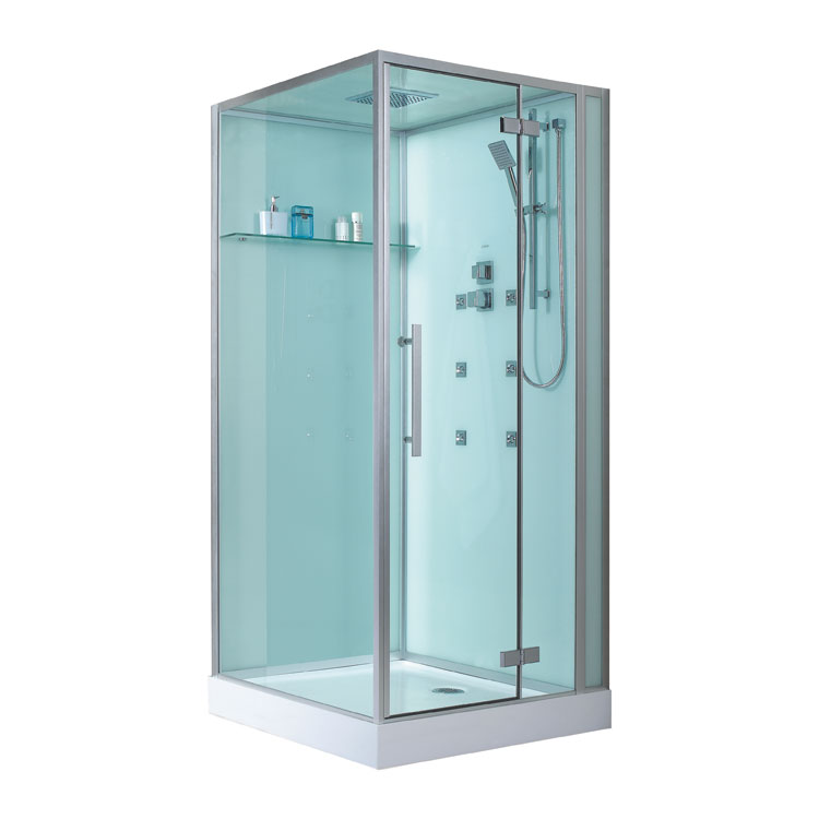 EAGO Dusche D989 mit Duschtasse weiß 100x100 rechts EAGO Dusche D989 mit Duschtasse weiß 100x100 rechts