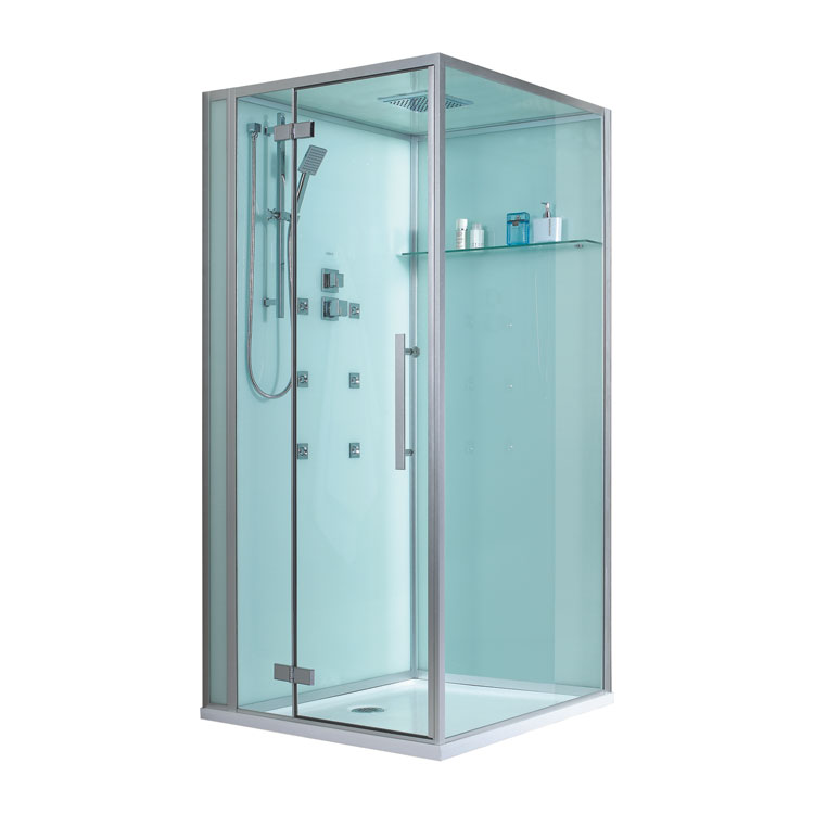 EAGO Dusche D989 mit Duschtasse weiß 100x100 rechts EAGO Dusche D989 mit Duschtasse weiß 100x100 rechts