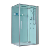 EAGO Dusche D990 weiß 120x90 rechts