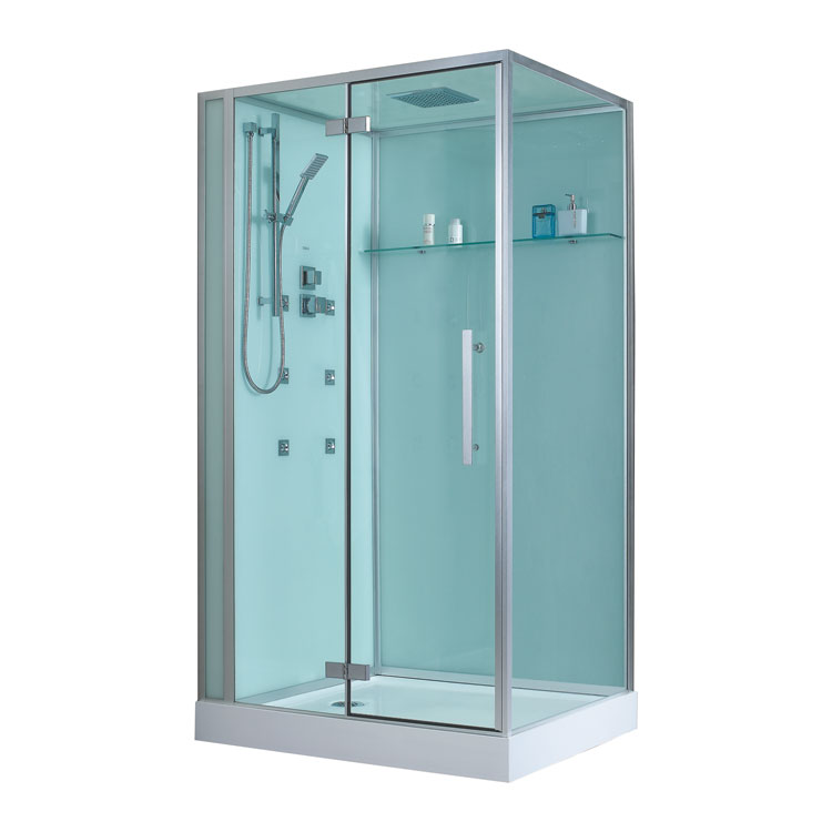 EAGO Dusche D990 mit Duschtasse weiß 120x90 links EAGO Dusche D990 mit Duschtasse weiß 120x90 links