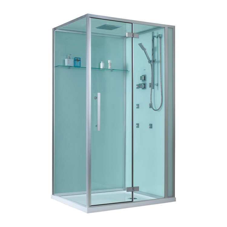 EAGO Dusche D990 mit Duschtasse weiß 120x90 links EAGO Dusche D990 mit Duschtasse weiß 120x90 links