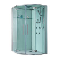 EAGO Dusche D993 weiß 120x120