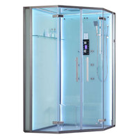 EAGO Dampfdusche DZ993-1F12 weiß 120x120