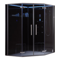 EAGO Dampfdusche DZ995F12 schwarz 150x150