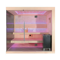 EOSPA Sauna E1245A Zedernholz 220x180 9kW EOS Cubo