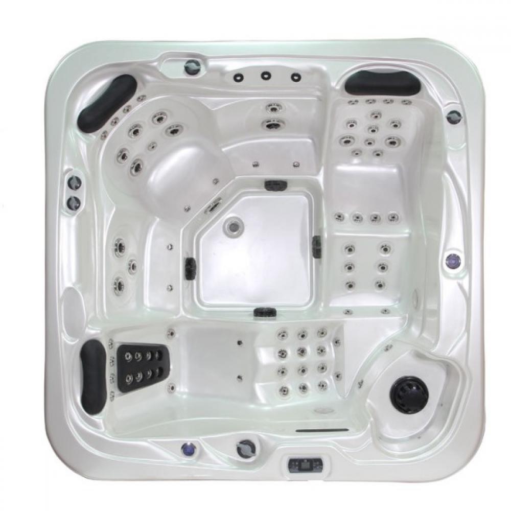 SPA Aussenwhirlpool IN-594 premium WhitePearlescent 215x215 braun SPA Aussenwhirlpool IN-594 premium WhitePearlescent 215x215 braun