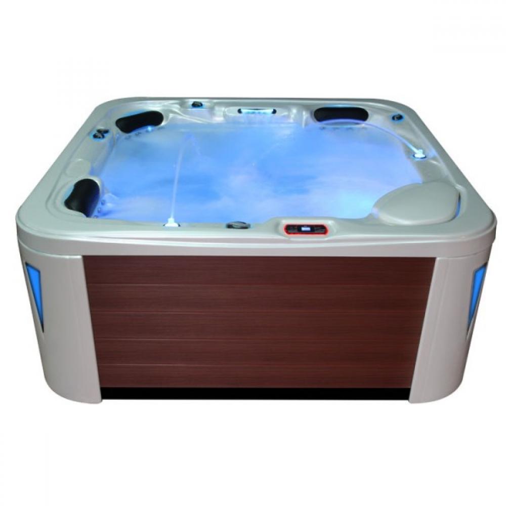 SPA Aussenwhirlpool IN-594 premium WhitePearlescent 215x215 braun SPA Aussenwhirlpool IN-594 premium WhitePearlescent 215x215 braun