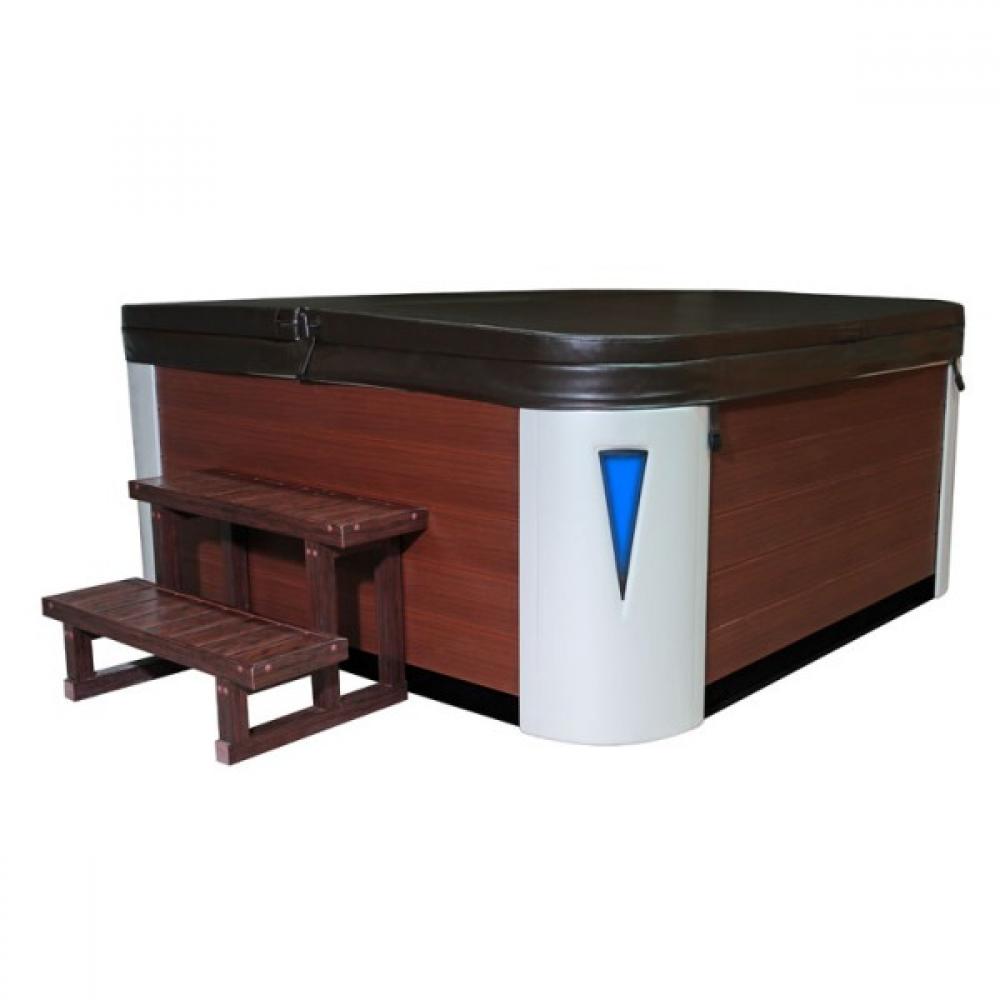 SPA Aussenwhirlpool IN-594 premium WhitePearlescent 215x215 braun SPA Aussenwhirlpool IN-594 premium WhitePearlescent 215x215 braun