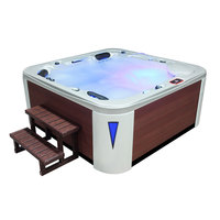 EOSPA Aussenwhirlpool IN594 premium extreme WhitePearlscent 215x215 braun