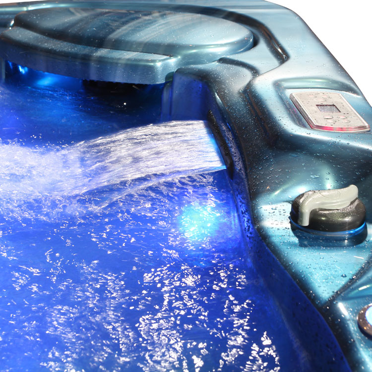 SPA Aussenwhirlpool IN-594 premium extreme OceanWave 215x215 braun SPA Aussenwhirlpool IN-594 premium extreme OceanWave 215x215 braun
