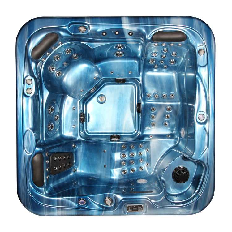 SPA Aussenwhirlpool IN-594 premium extreme OceanWave 215x215 braun SPA Aussenwhirlpool IN-594 premium extreme OceanWave 215x215 braun