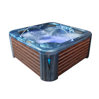 EOSPA Aussenwhirlpool IN594 premium extreme OceanWave 215x215 braun