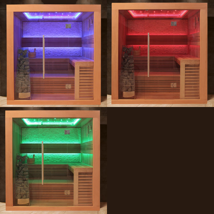 EOSPA Sauna E1241A rote Zeder 220x170 9kW Kivi EOSPA Sauna E1241A rote Zeder 220x170 9kW Kivi