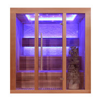 EOSPA Sauna E1244A rote Zeder 200x160 9kW Kivi